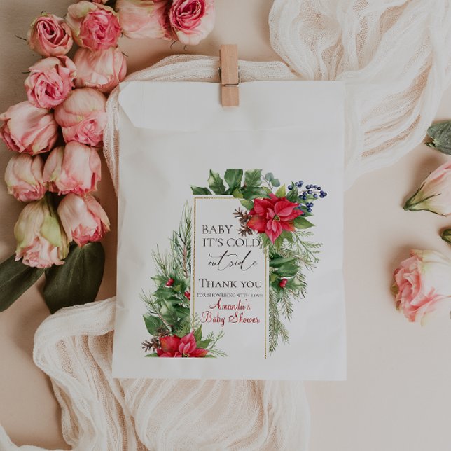 Baby Its Cold Outside Winter Baby Shower Gift Favour Bags (Creator Uploaded)