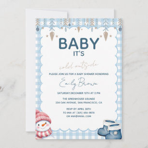 Baby It's Cold Outside Winter Baby Shower Invitation