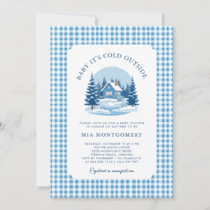 Baby It's Cold Outside Winter Baby Shower  Invitation