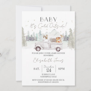 Baby It's Cold Outside, Winter Baby Shower Invitation
