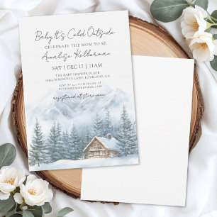 Baby It's Cold Outside Winter Baby Shower Invitation
