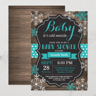 Baby Its Cold Outside Winter Baby Shower Invitation