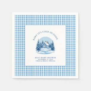 Baby It's Cold Outside Winter Baby Shower  Napkin