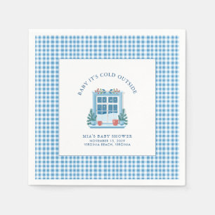 Baby It's Cold Outside Winter Baby Shower  Napkin