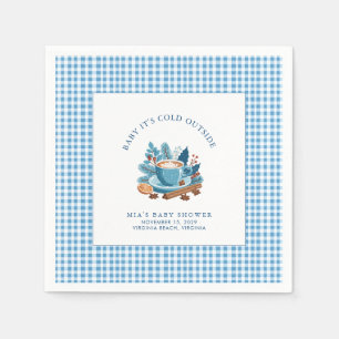 Baby It's Cold Outside Winter Baby Shower  Napkin