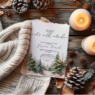 Baby Its Cold Outside Winter Baby Shower Party Invitation
