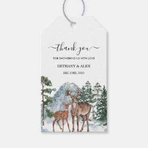 Baby it's cold outside Winter Baby Shower Snow Gift Tags