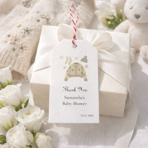 Baby It's Cold Outside Winter baby shower thankyou Gift Tags