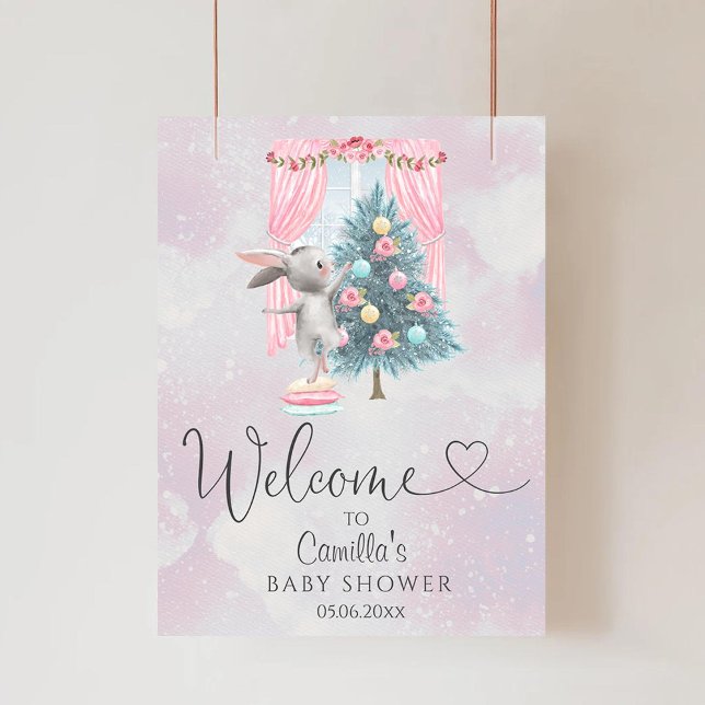 Baby It's Cold Outside Winter Baby Shower Welcome Poster (Creator Uploaded)