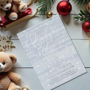 Baby It's Cold Outside Winter Boy Baby Shower
