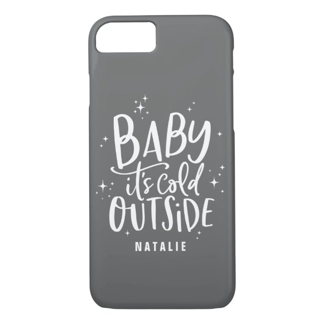 Baby its cold outside winter Case-Mate iPhone case (Back)