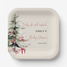 Baby Its Cold Outside Winter Christmas Tree Shower