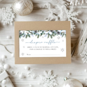 Baby It's Cold Outside Winter Diaper Raffle Enclosure Card