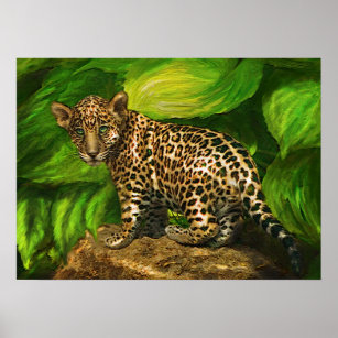 baby jaguar poster