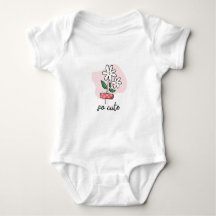 Baby jersey bodysuit
