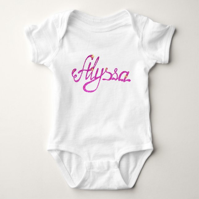Baby Jersey Bodysuit Alyssa (Front)