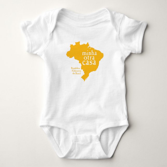 Baby Jersey Bodysuit BRAZIL (Front)