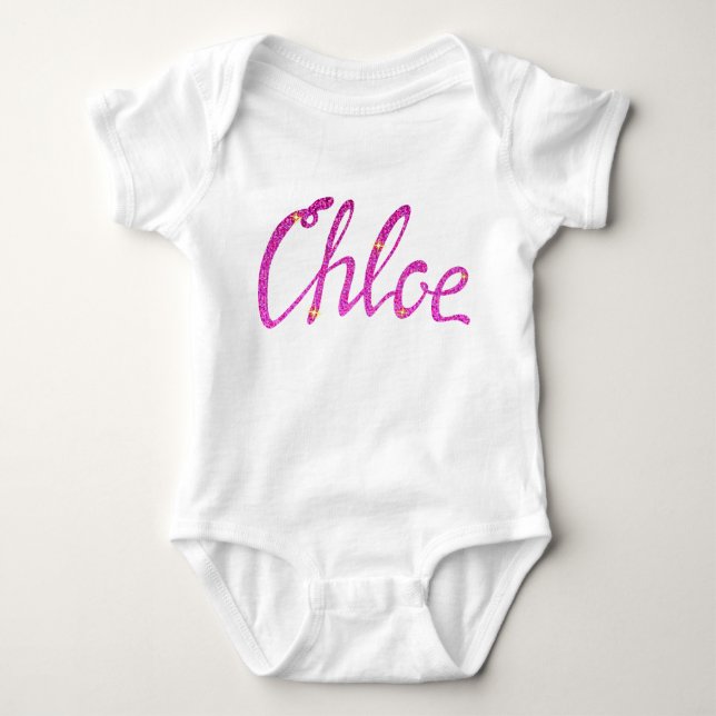 Baby Jersey Bodysuit Chloe (Front)