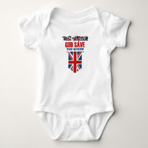 Baby Jersey Bodysuit God save the Queen