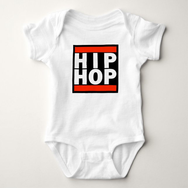 Baby Jersey Bodysuit - HIP HOP! (Front)
