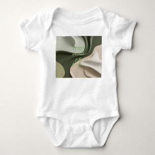 Baby jersey bodysuit in stylish graphic