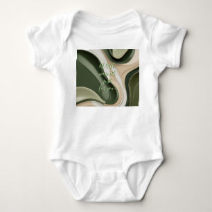 Baby jersey bodysuit in stylish graphic