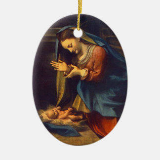 BABY JESUS CERAMIC TREE DECORATION