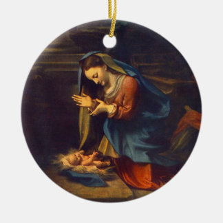 BABY JESUS CERAMIC TREE DECORATION