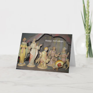 Baby Jesus Christmas Card