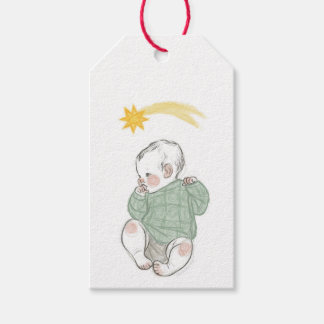 Baby Jesus gift tag