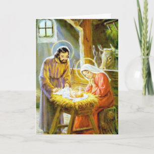 Baby Jesus Greeting Card