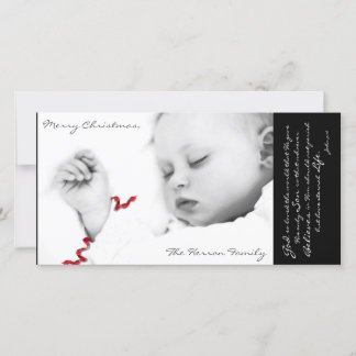 Baby Jesus Holiday Card