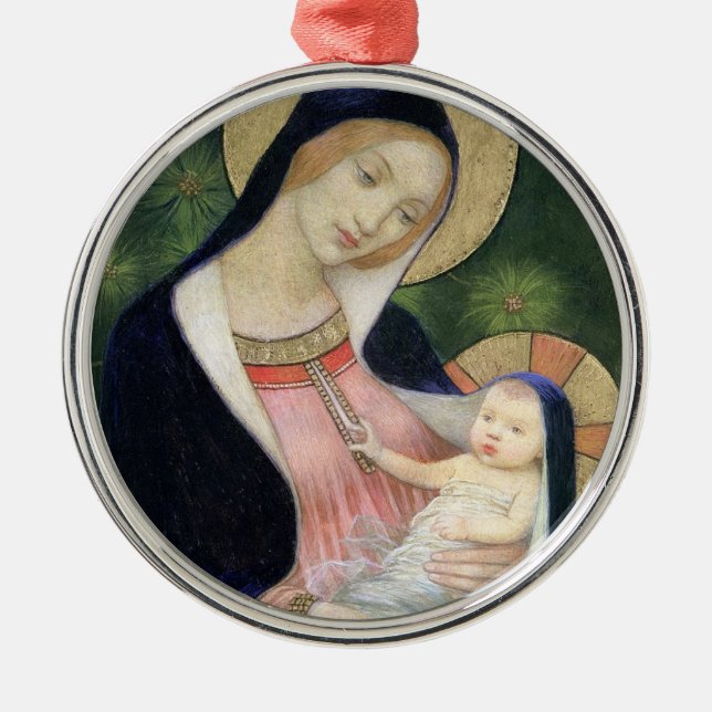 BABY JESUS METAL TREE DECORATION (Front)