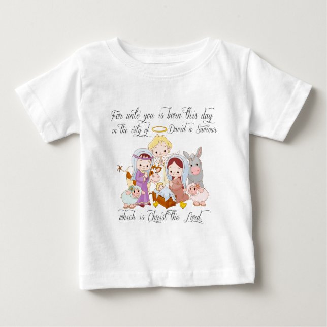 Baby Jesus Nativity T-Shirt (Front)