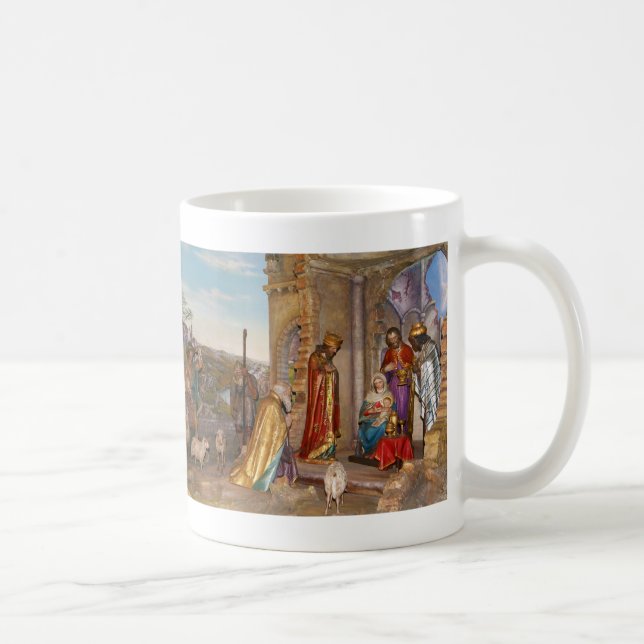 Baby Jesus of Nazareth Born in Bethlehem Coffee Mug (Right)