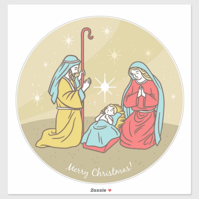 Baby Jesus  Sticker (Sheet)
