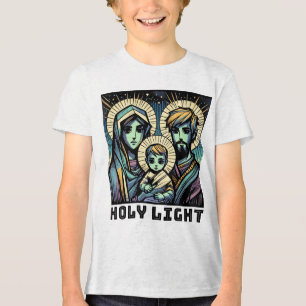 Baby Jesus :  The Holy Family: Holy Light Tri-Blend Shirt