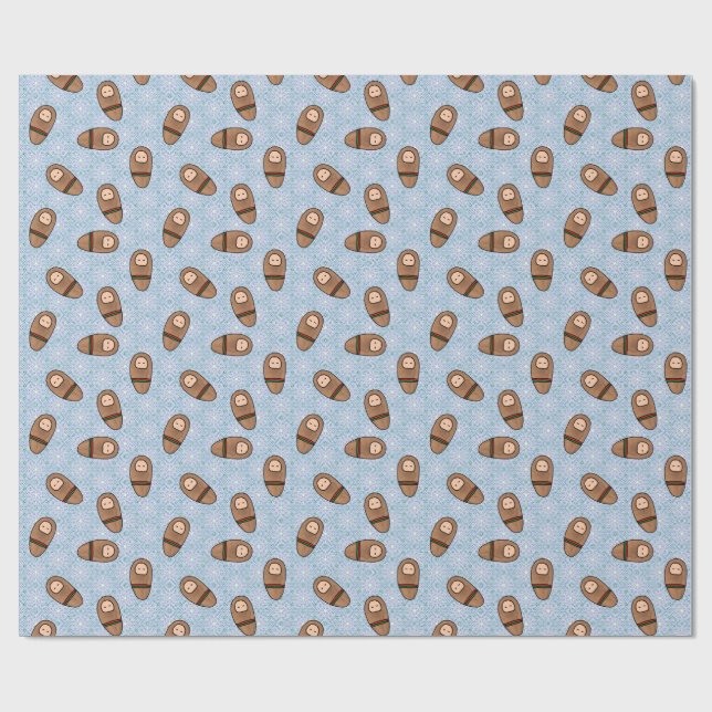 Baby Jesus wrapping paper (Flat)
