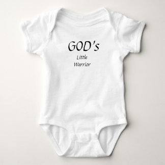 Baby Jumpsuit - God's Little Warrior