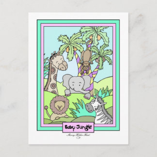 Baby Jungle 25-Baby Shower Invitation - Customised