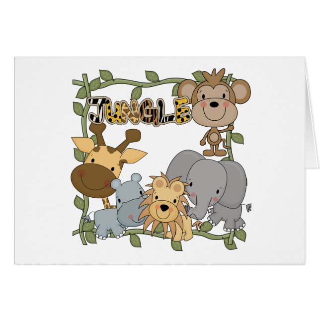 Baby Jungle Animals Tshirts and Gifts (Front Horizontal)