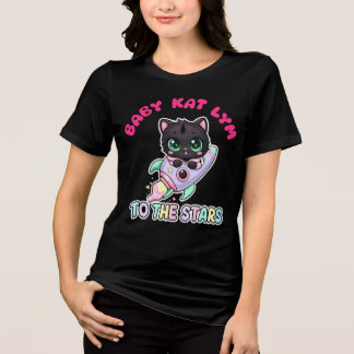 Baby Kat Lym Rocket To The Stars Tri-Blend Shirt