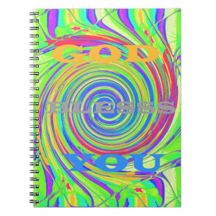 Baby Kids God Bless You..png Notebook