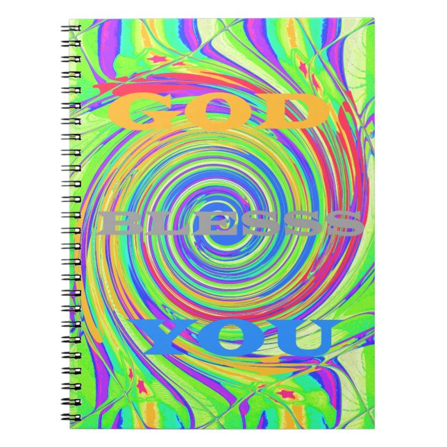 Baby Kids God Bless You..png Notebook (Front)