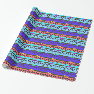 Baby kids love play colours.png wrapping paper