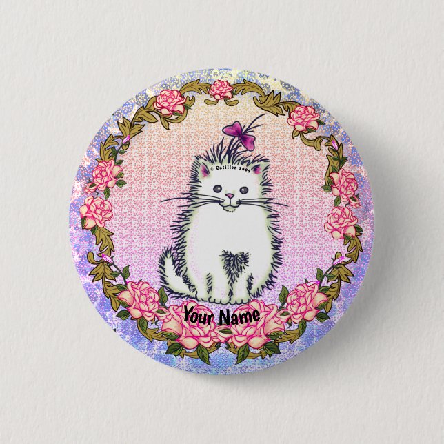 Baby Kitten Cat  pin (Front)