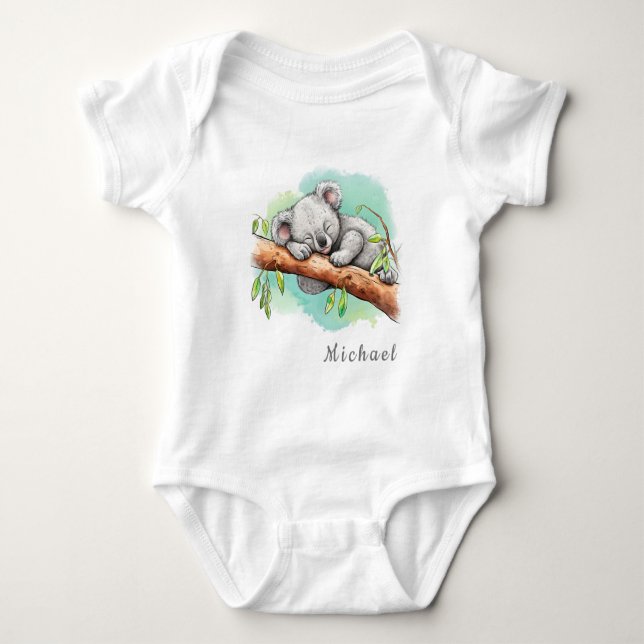 Baby Koala Baby Bodysuit (Front)