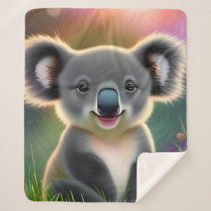 Baby Koala Sherpa Blanket