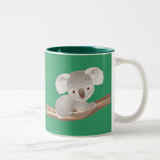 Baby Koala Two-Tone Coffee Mug