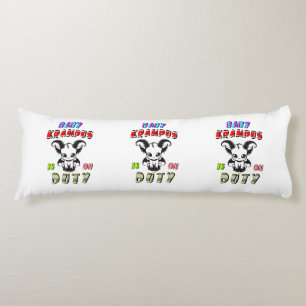 Baby Krampus Is On Duty Body Cushion